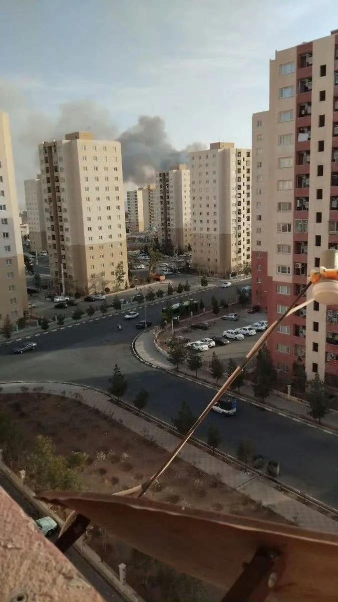 伊朗刚刚发生多起爆炸，图片为大不里士，看起来像是内部破坏活动，也可能和摩萨德有关