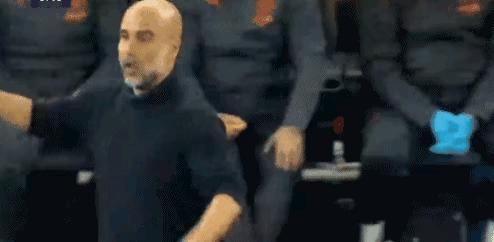 孙兴慜那球如果进了，瓜迪奥拉至少得支几个架？？
教练员的压力有多大，看看瓜迪奥拉