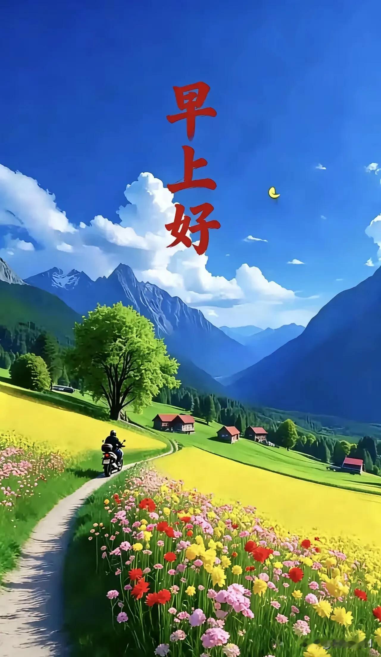 晨光漫过窗棂，新的一日如约而至，愿身心皆安，琐事少扰，平安喜乐常伴左右，早安。