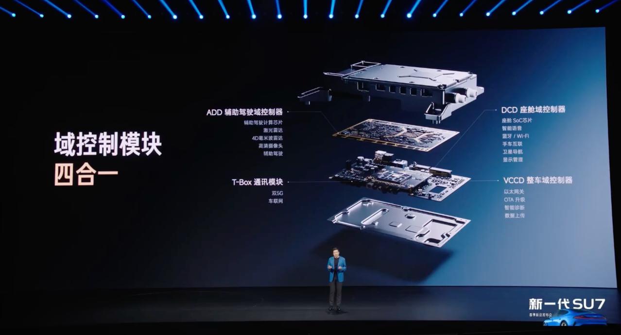 新一代SU7也升级了 YU7的车机，四域合一，带来最大的价值就是哨兵模式消耗大幅