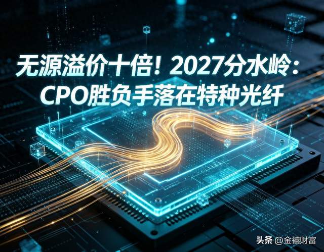 无源溢价十倍！2027分水岭：CPO胜负手落在特种光纤