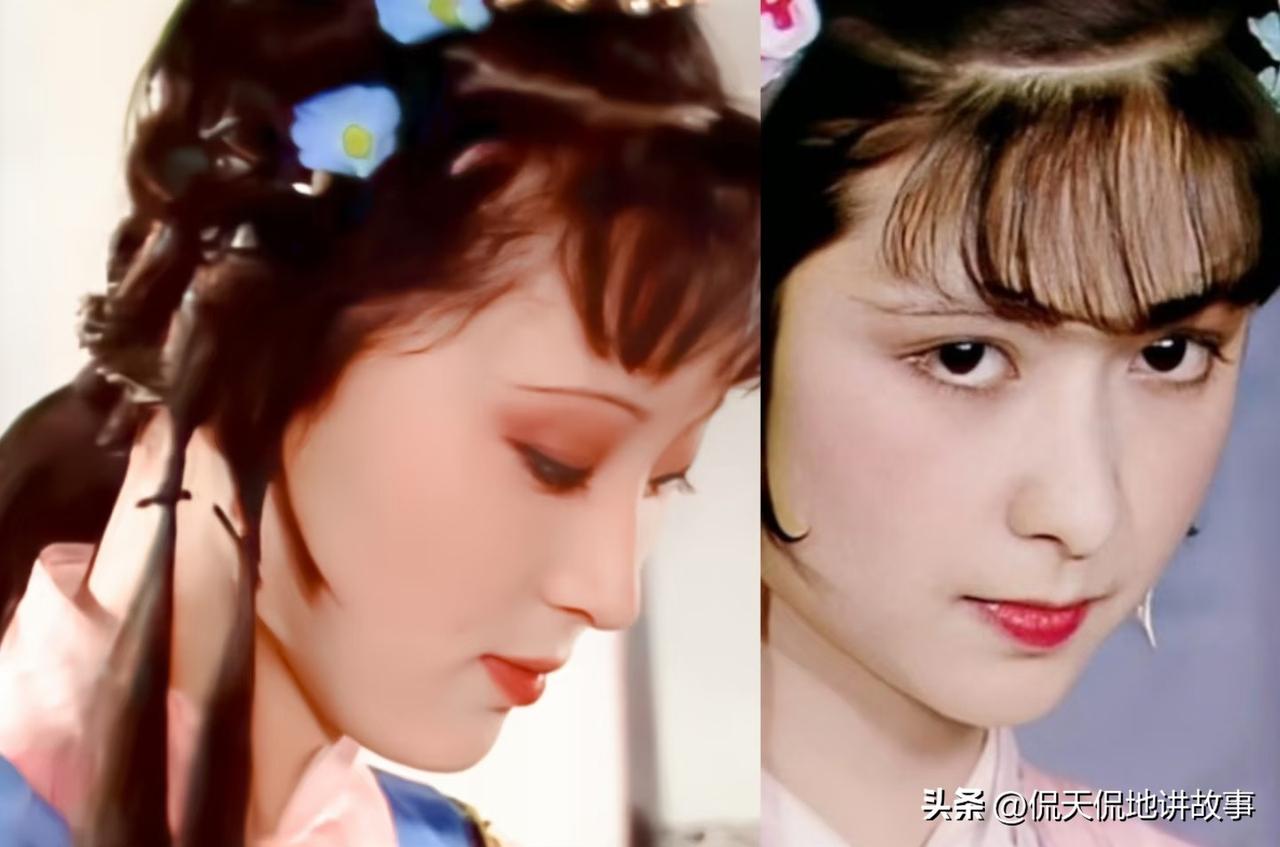 张明明当年本是黛玉候选人，最终出演尤二姐，单看外形容貌十分出众，完全担得起姣花软
