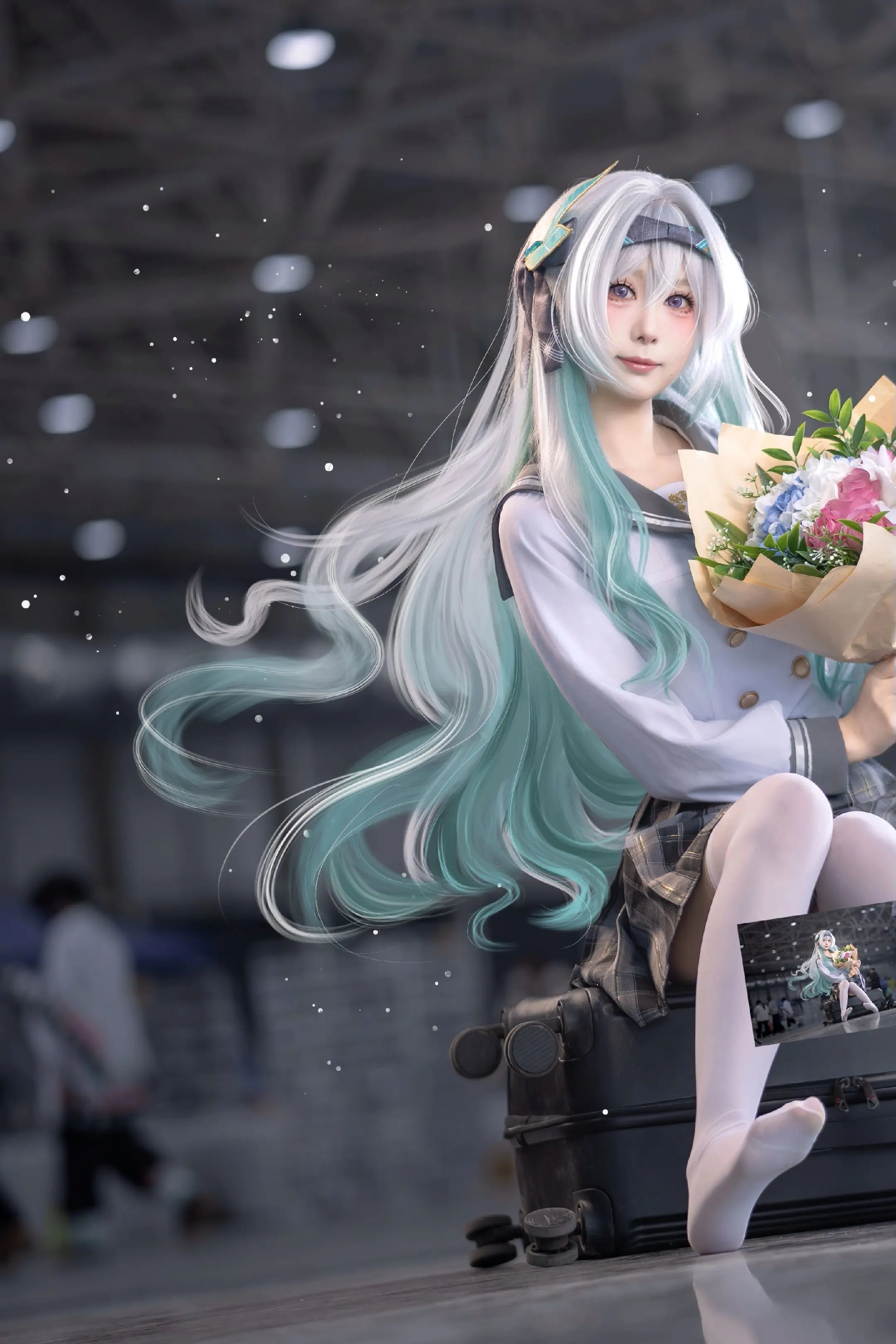 像普通女孩一样约会。