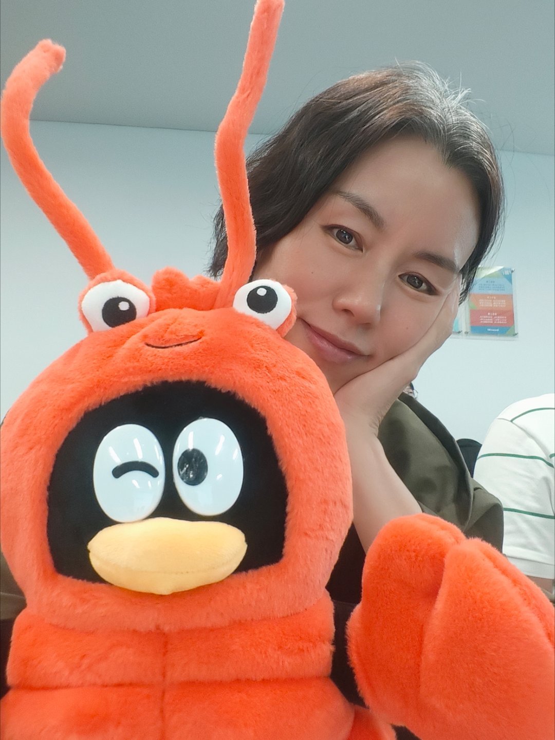 两个小可爱🥰 深圳·腾讯滨海大厦