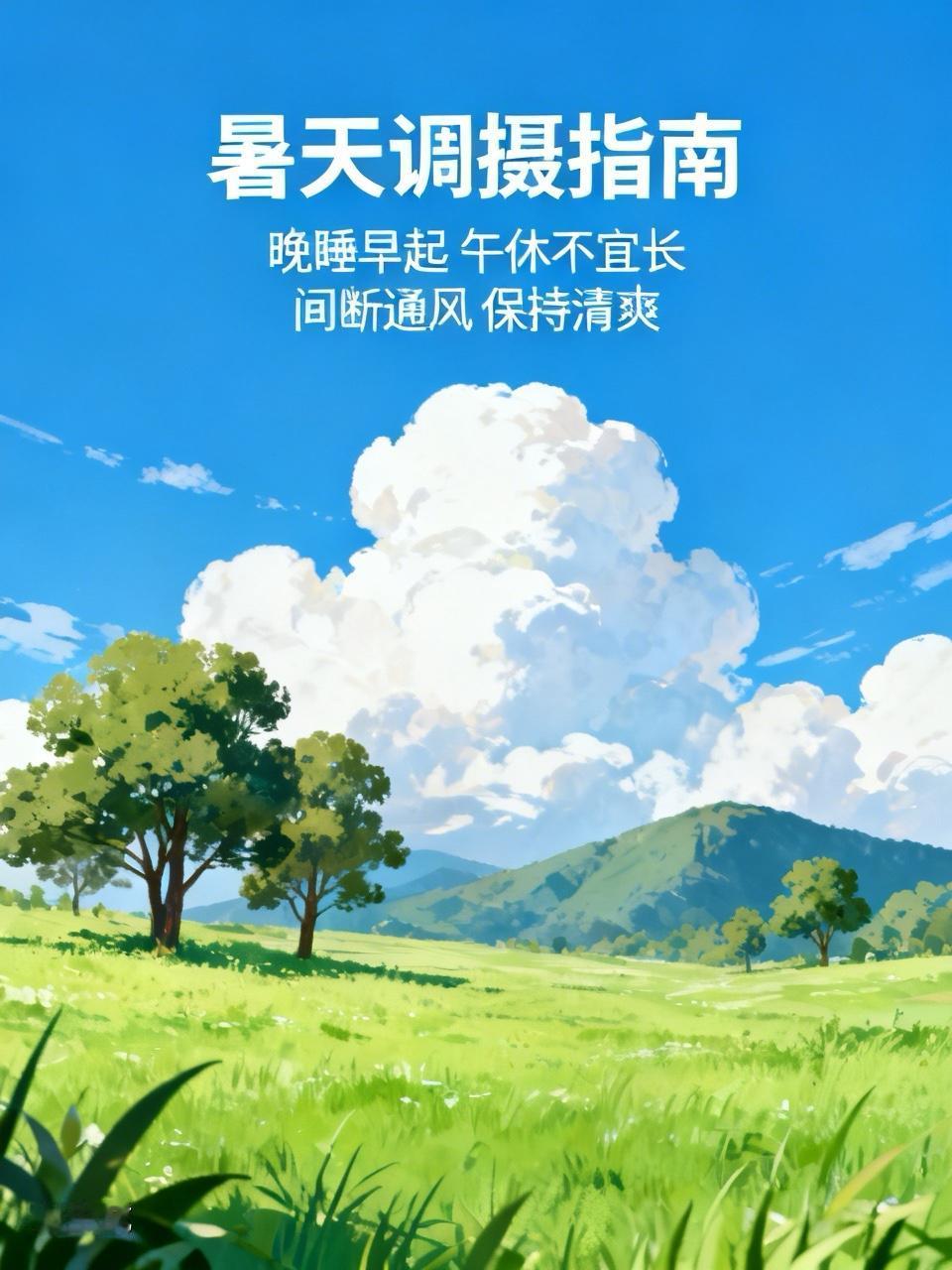 暑天如何正确调摄
随着气温升高，门诊诉“头晕、乏力，失眠、食欲下降”的患者越来越