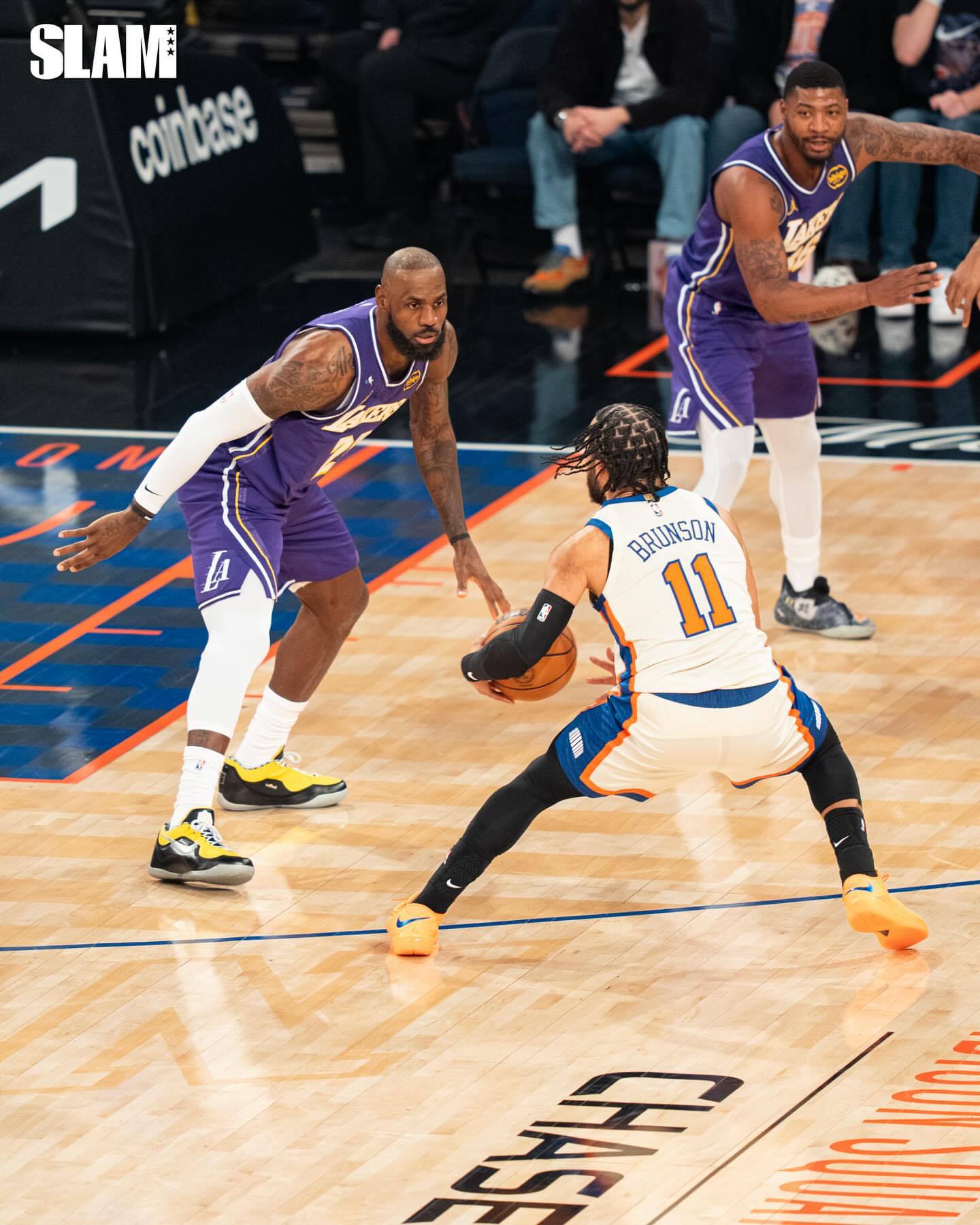 THE KING 👑 📸 SLAM詹姆斯洛杉矶湖人