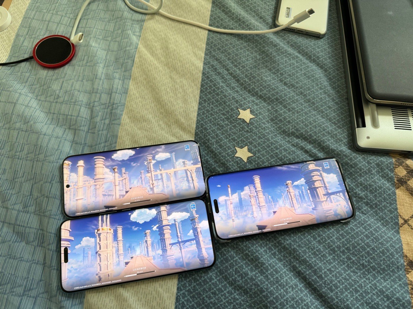 我总是换手机玩原神，一是不用考虑续航，二是体验不同手机的流畅性和发热。这会原神角
