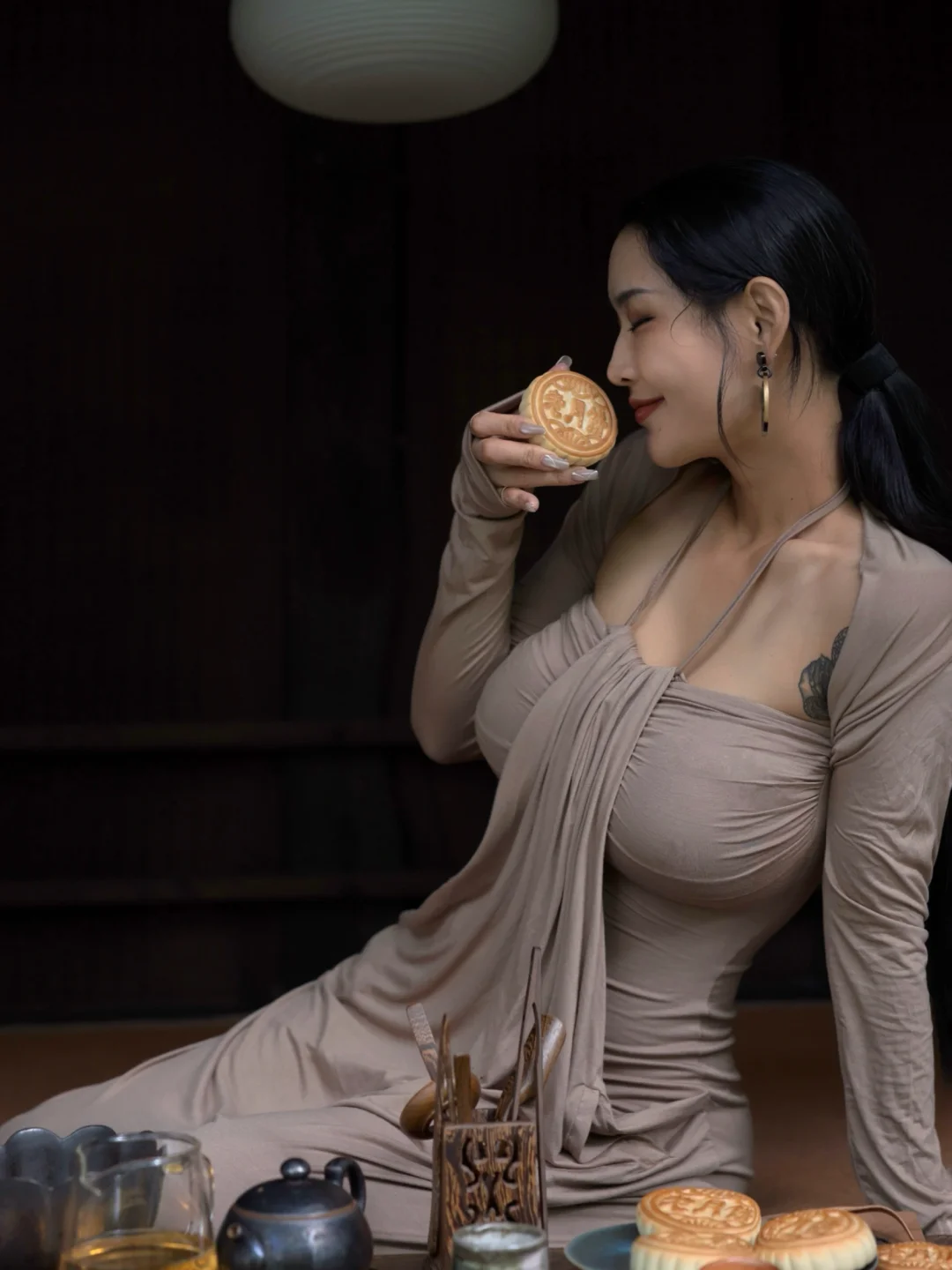 就好中秋这口双黄月饼🥮月渐圆 事如愿