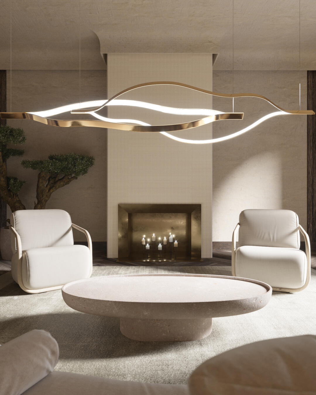 每天欣赏一个装修案例-MaksimMironov暖色系