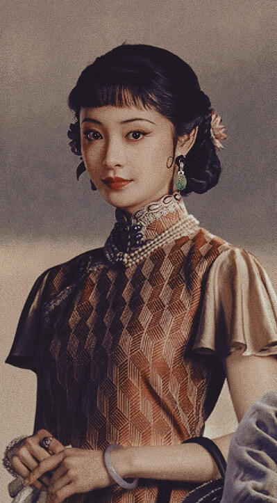 好像以前那种老式挂历上的美女洁琼一做民国时期的造型就好有韵味p1~3千里江山图小