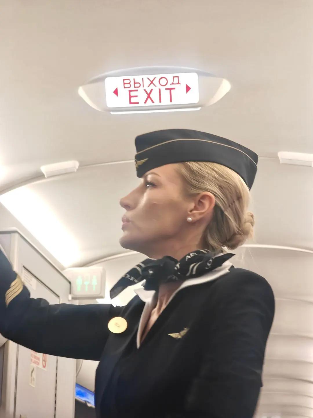 俄航空姐真漂亮 俄罗斯美女