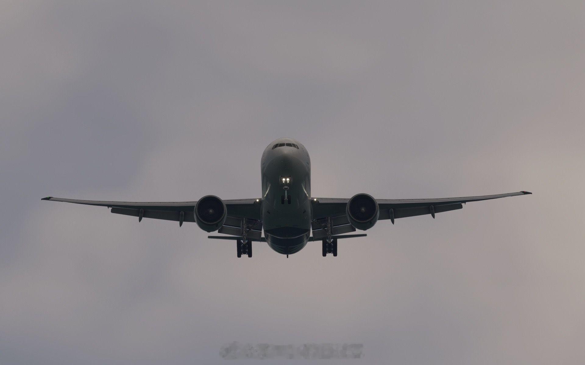 中国国际航空波音777-300ER航空摄影航空创作计划壁纸 济南