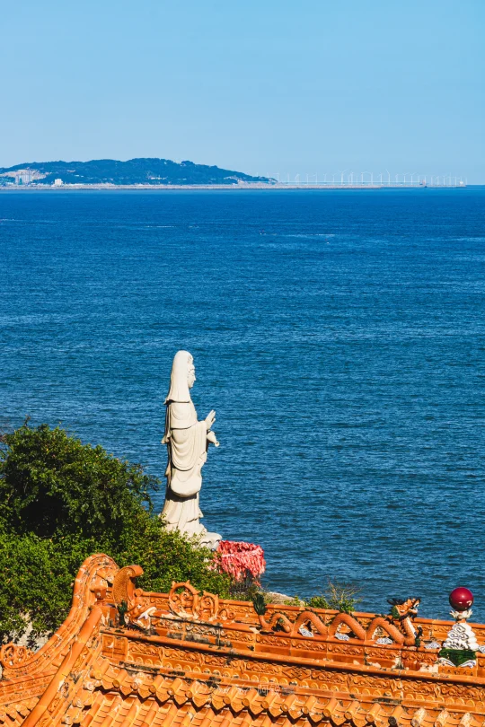 汕头    海上生庙，庙里看海🏯