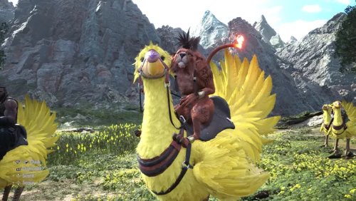 《最终幻想7 重生》赤红十三骑陆行鸟设计绝了