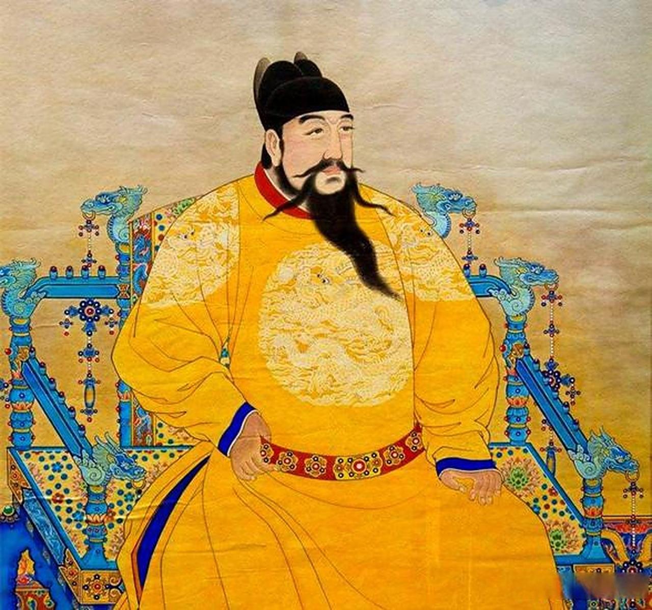 七律·咏明成祖永乐帝
 【一】
燕山藩王起戈矛，靖难扬旌渡石头。
五度銮舆清漠北
