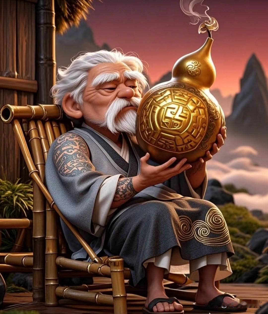 嗜酒老太公的传奇“生死劫”
 
喝酒老人 在我的老家，我们村的没有人不知道，我家