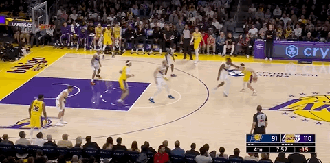 湖人正式领先20分！东契奇可以不用上啦步行者vs湖人