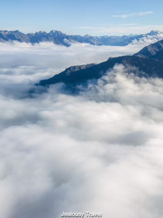 皇后镇的雪山云海