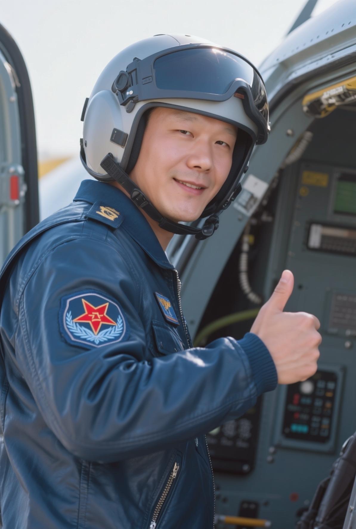 AI王牌飞将男飞行员