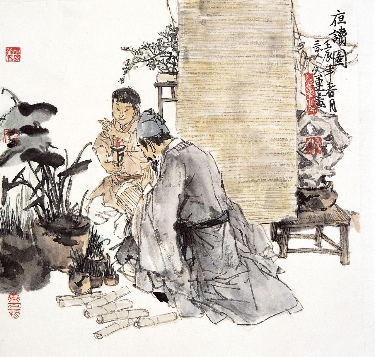 上联：帘挂书室生儒雅
下联：[玫瑰]

网络图片/诚谢侵删