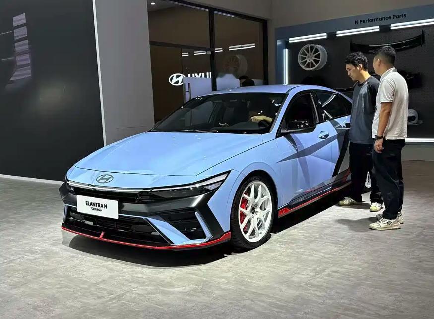 2025成都车展，现代Elantra N TCR Edition正式亮相，其会在