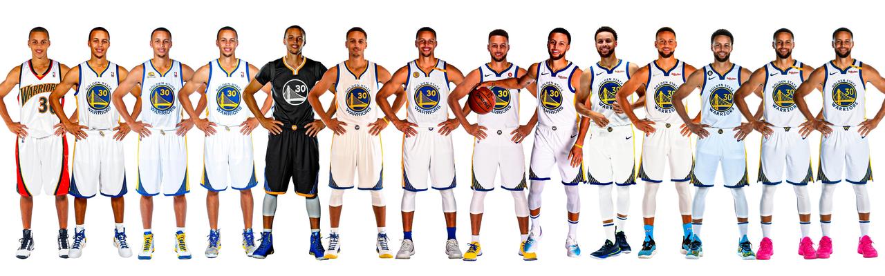 库里进化史！NBA官方发问：你更喜欢那个时代的库里？

今日NBA官方发布库里的