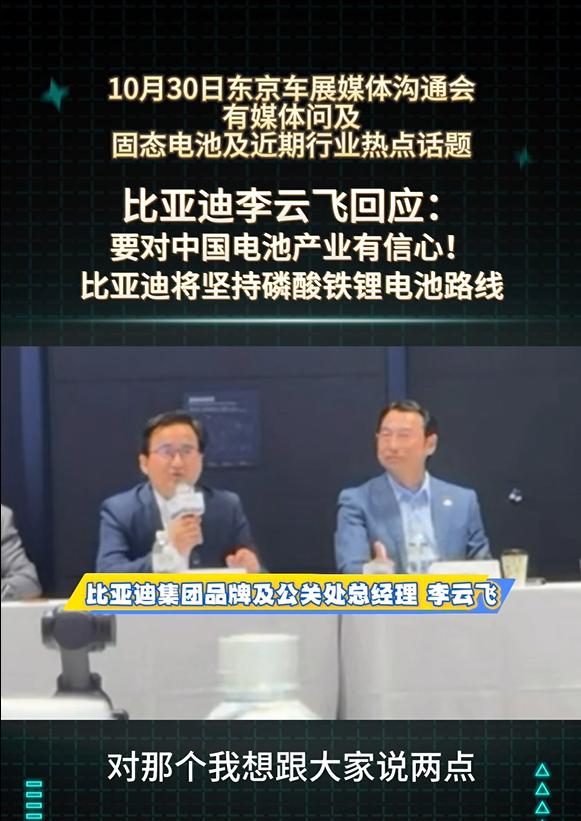 比亚迪是认准了磷酸铁锂电池这条路线了，用坚持和专精来促进动力电池行业发展。

比