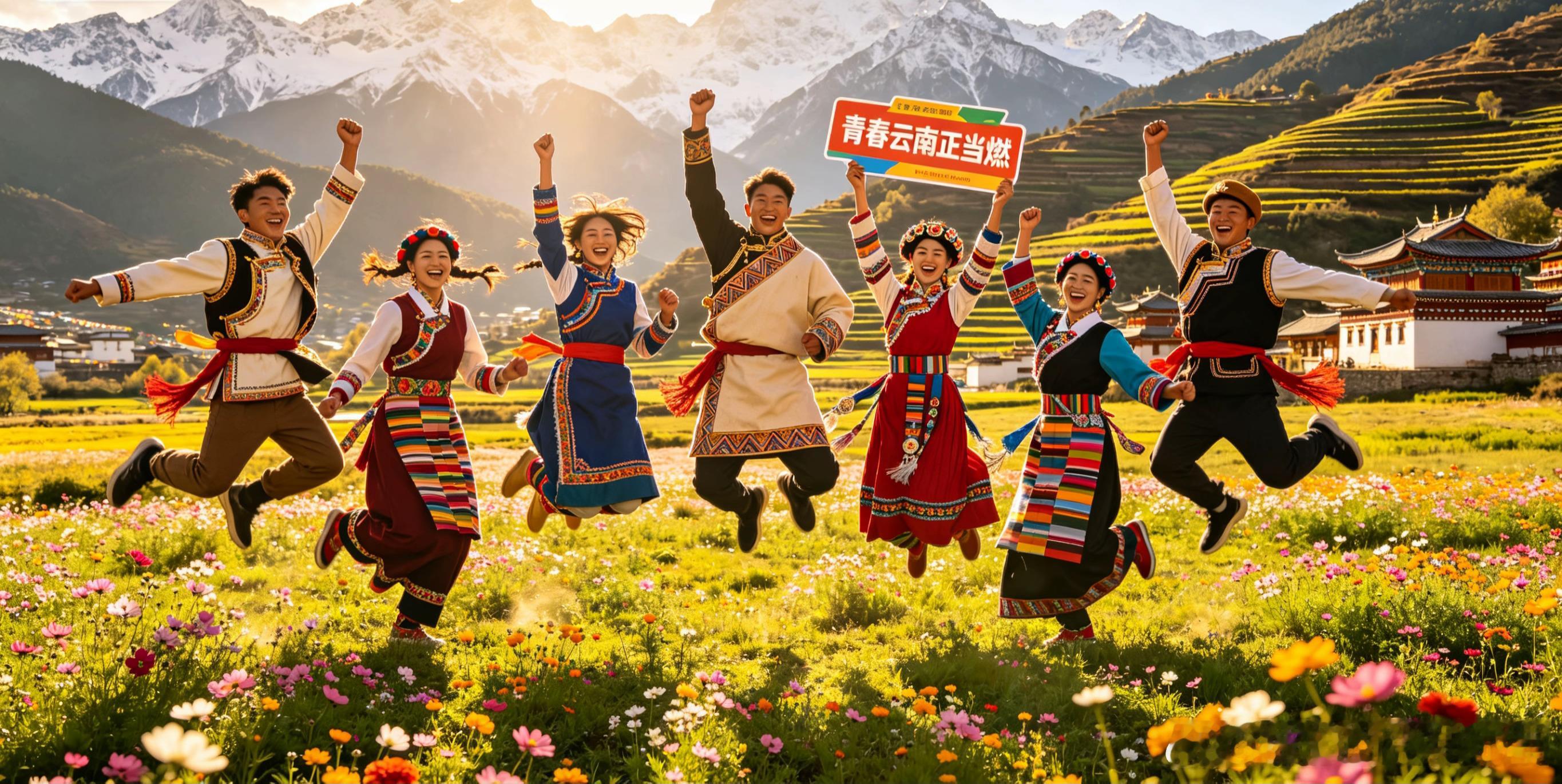 青春云南正当燃 五四风起，云岭山河风华正茂，青春浪潮奔涌不息。彩云之南的热土上，