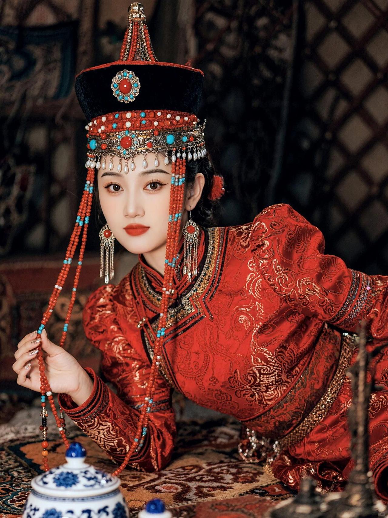 AI蒙族风情照 抖音ai创作 抖音玩法合伙人计划。