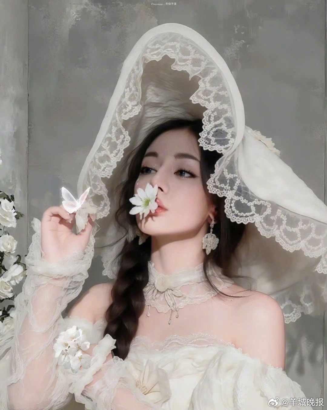 【内娱女星雪景大片，你被谁惊艳到？】今日小雪，在这冬日凛冽的季节里，谁的雪景照片