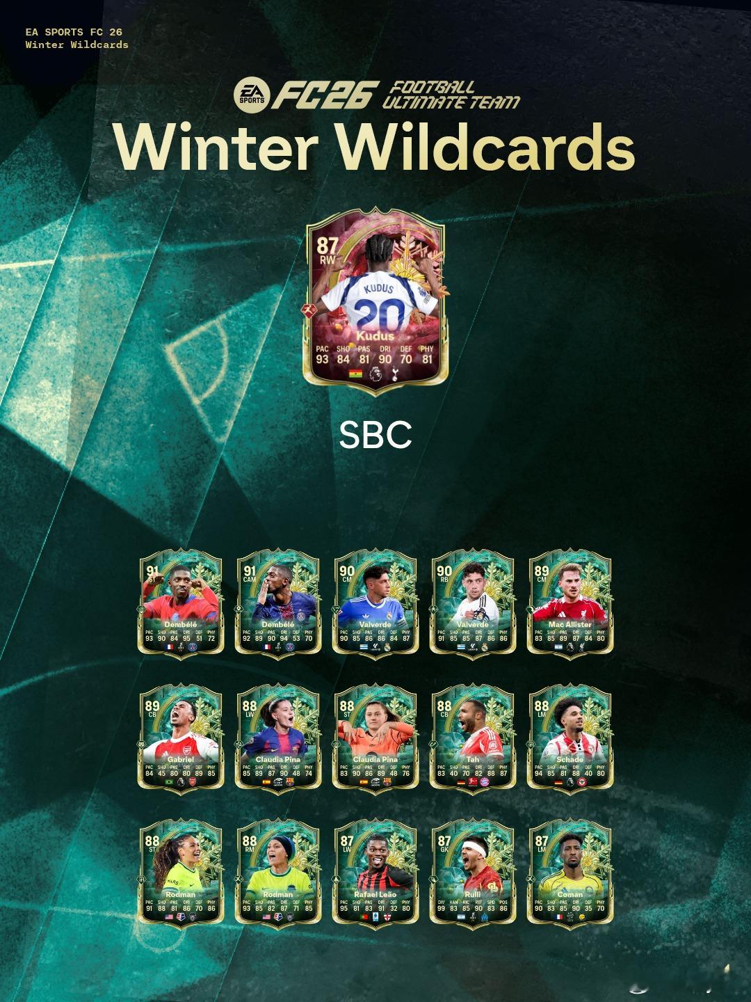 12月21日新增SBC:• 基础超级巨星球员 3 选 1• Mohammed K