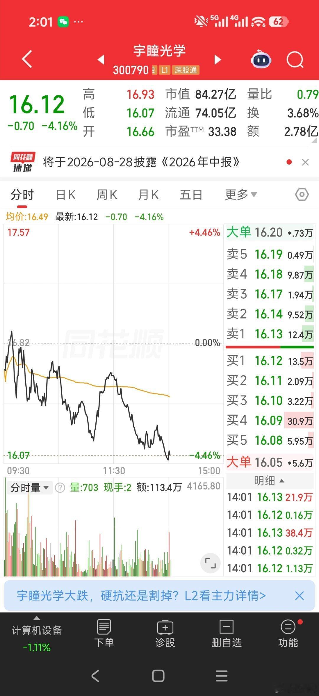 我通知大家跑了不跑不是中国人还是那句话大哥来了，全都得跪大盘非常仁慈了今天已经是