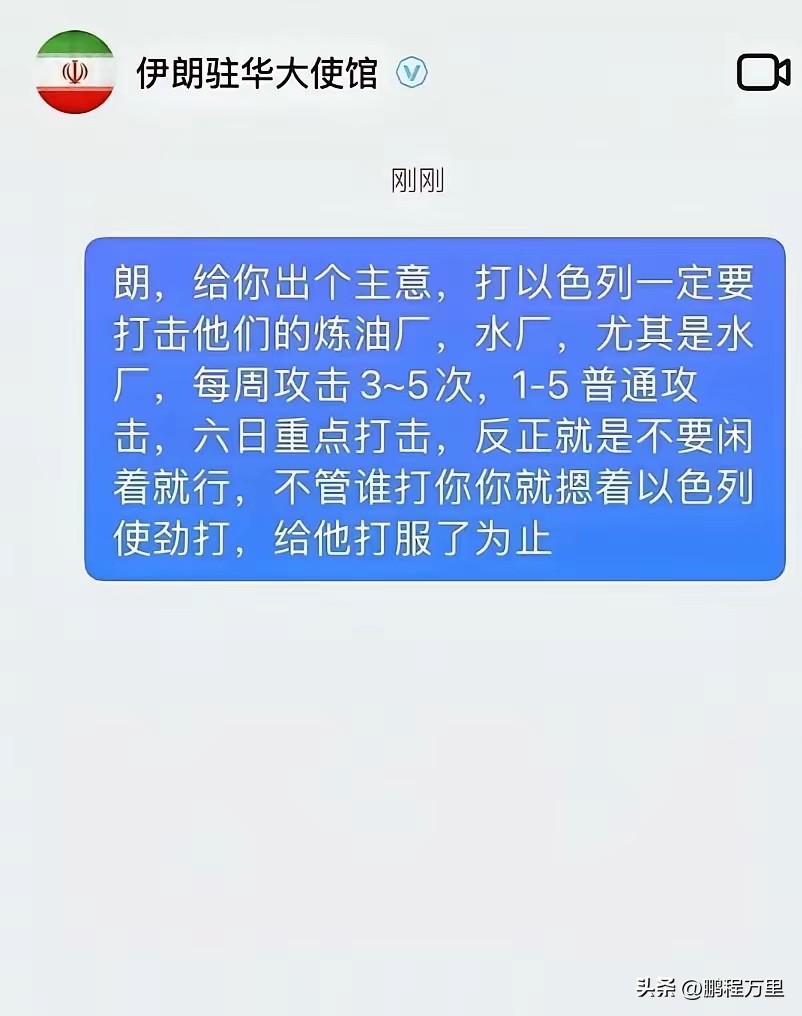 中国网民中军事高手如云，从小就熟读兵法，对打仗那是天生的熟悉，伊朗真的是太笨了，