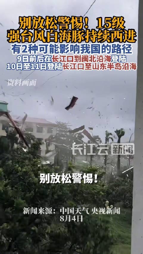 台风“白海豚”7日起将影响上海，届时申城将迎来持续大风与频繁降水，此前盘踞多日的