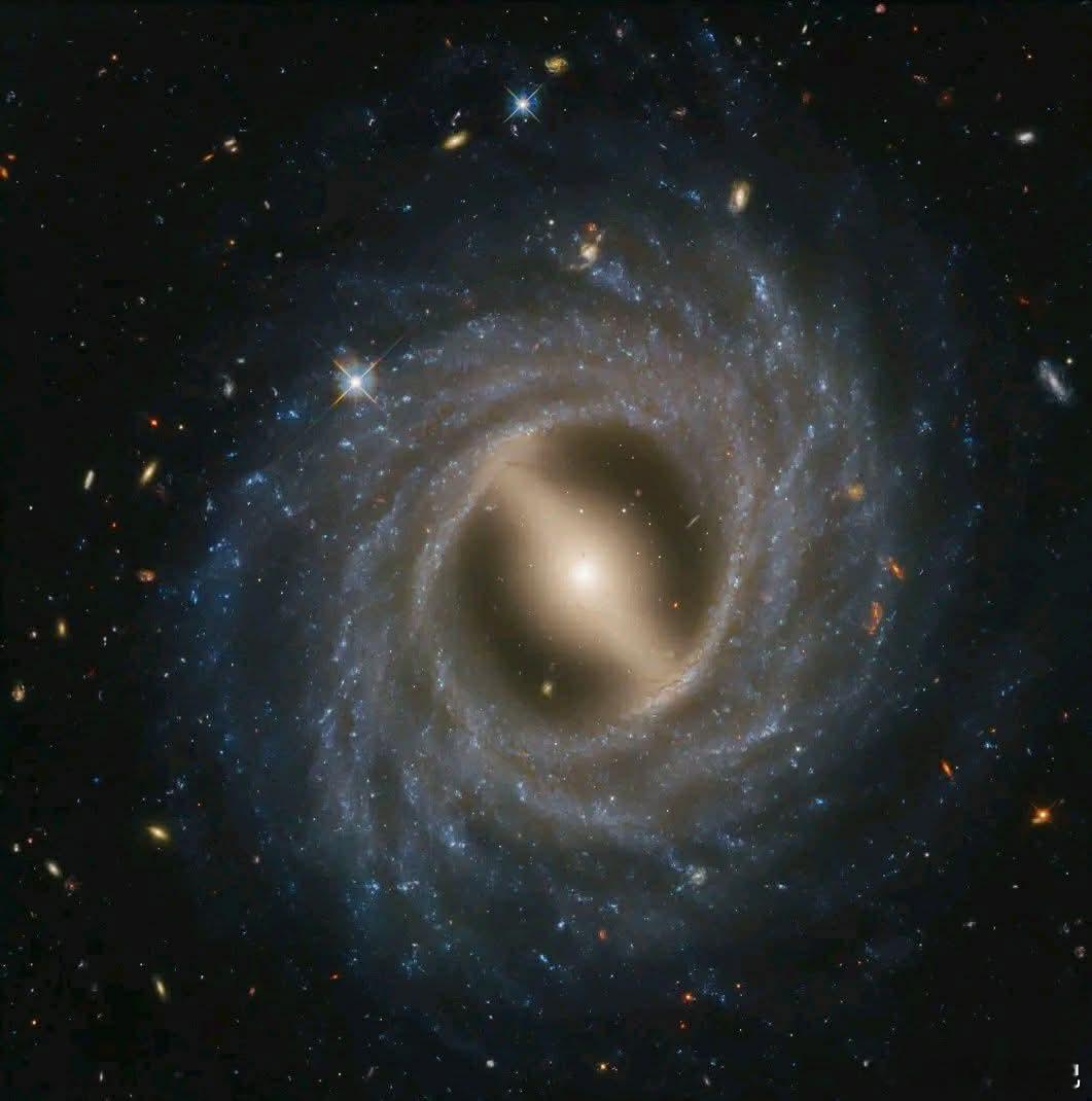 条纹螺旋星系 NGC 5335NGC 5335 是一个美丽的絮状条纹螺旋星系，位