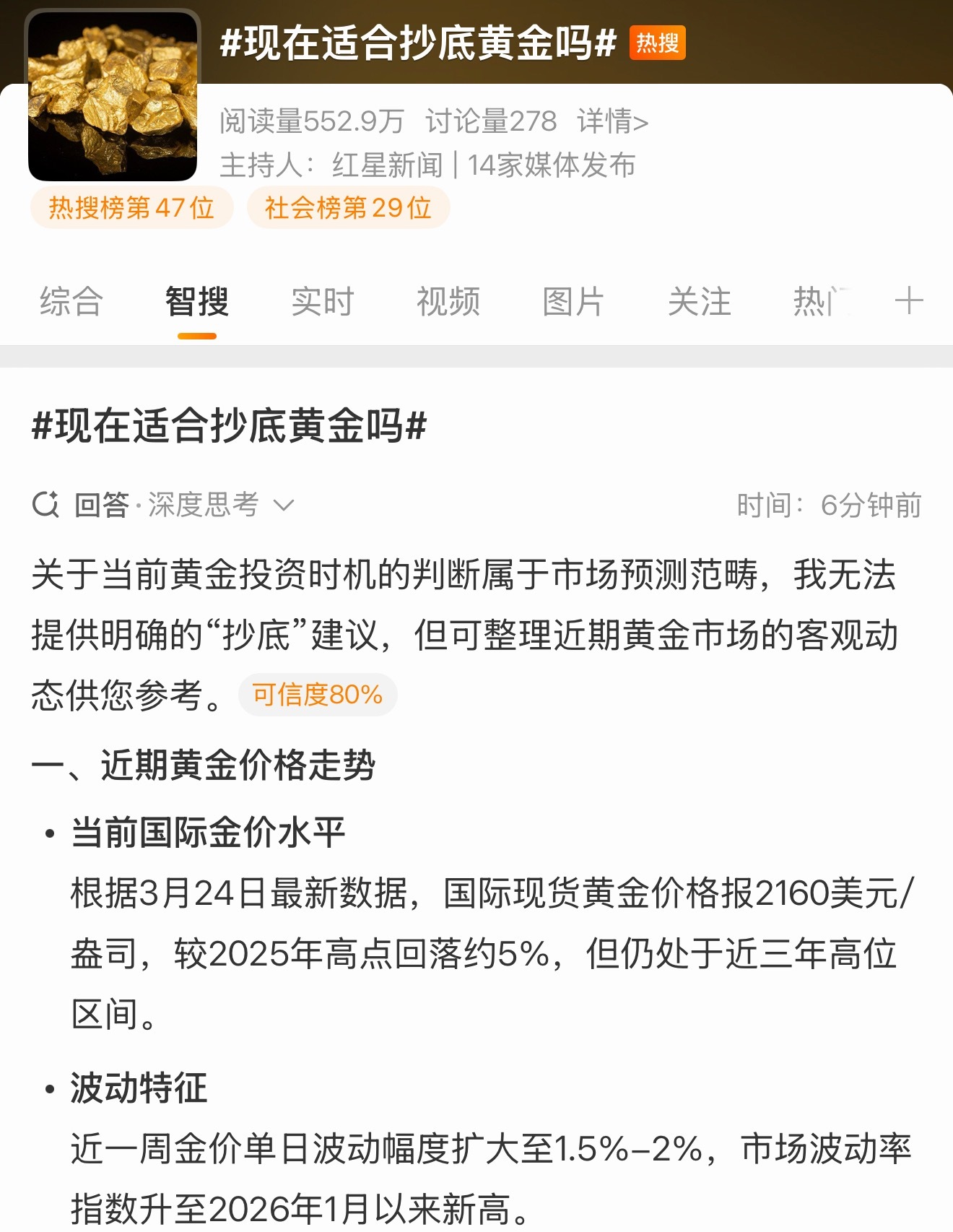 现在适合抄底黄金吗别跟风抄底黄金了，现在真不是时候！金价跌得没个准头，根本没见底