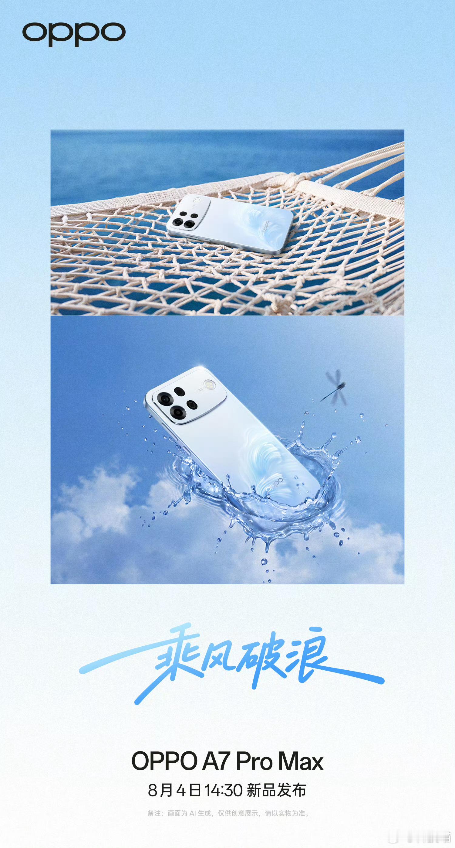 8月手机发布会，大家最关注哪个？🤔8月4日14点30分：OPPO A7 Pro