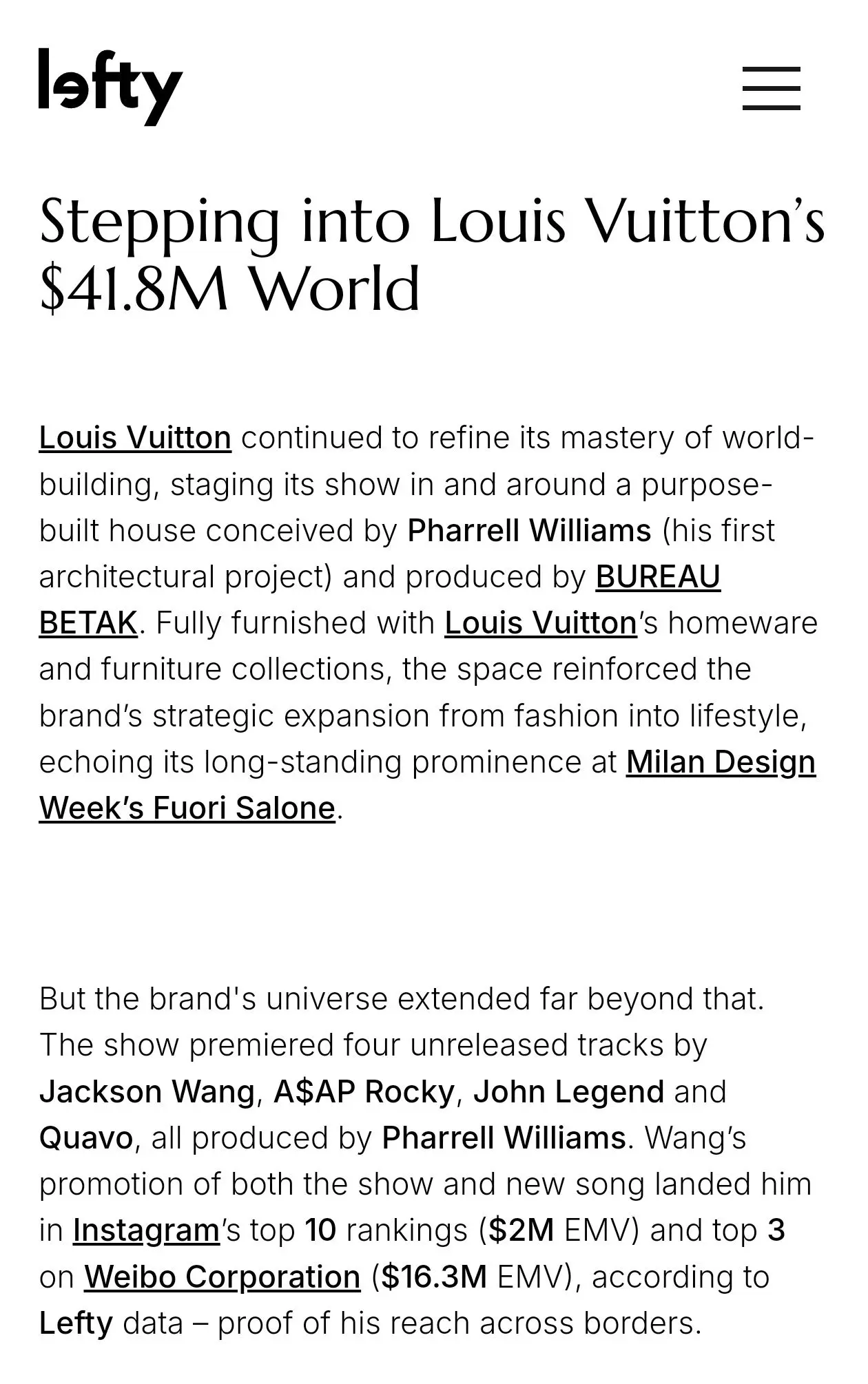 王嘉尔 jacksonwang LV  巴黎时装周 emv