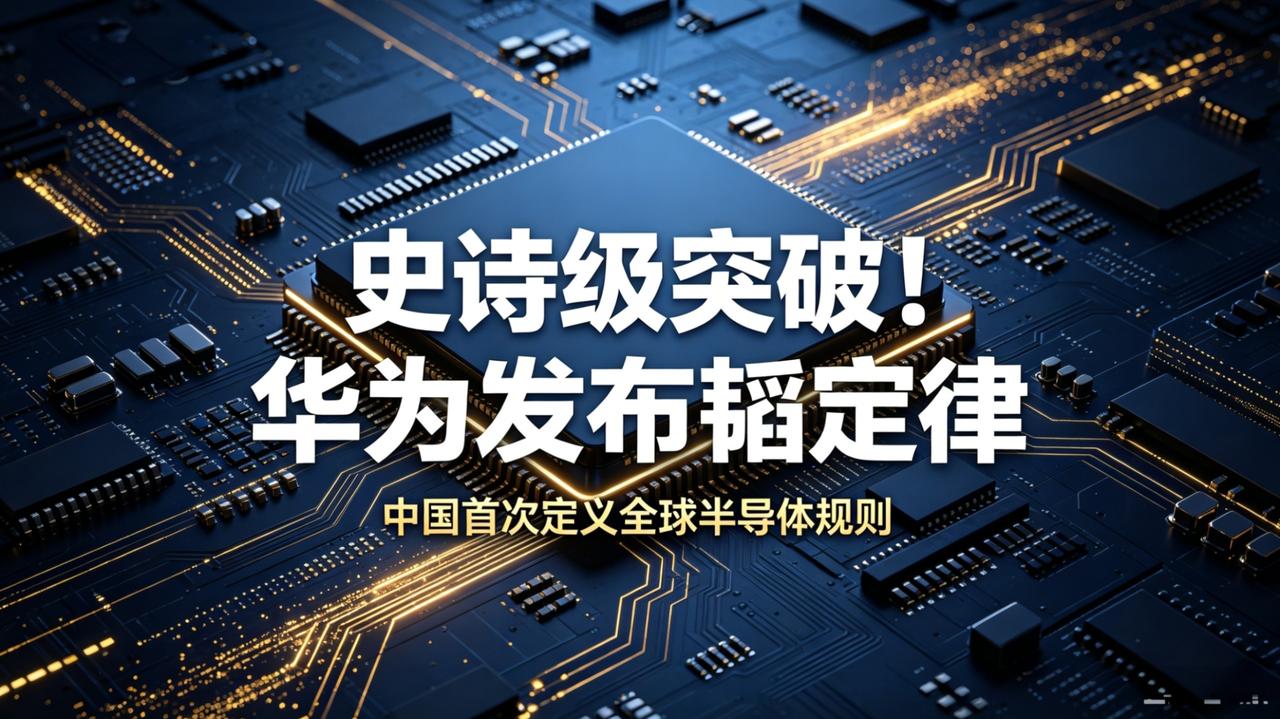 华为公布韬定律那一刻，已经宣布了以美国为首的所谓低制程芯片国家，对中国的联手制裁