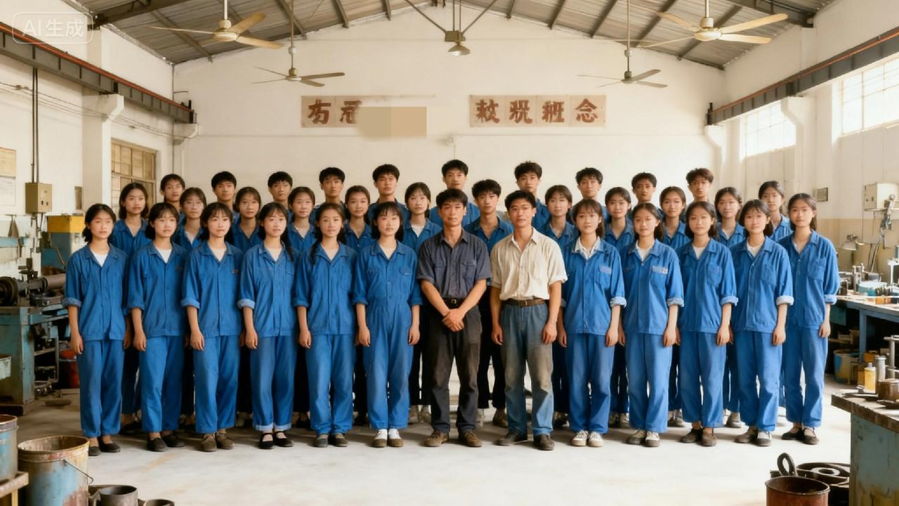 三十年前，我进了一家几乎全是少女的工厂，非常庆幸，否则，我现在可能还是光棍。
那
