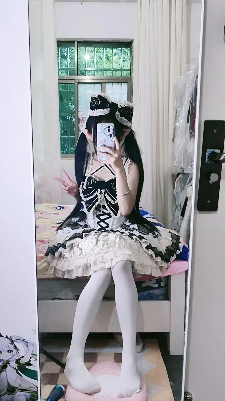 lolita 甜妹 普通人也能把lolita穿好看 夏天的味道 ootd