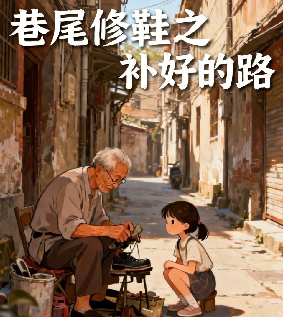 江湖怪谈•荒诞志210巷尾修鞋之补好的路
【内容】巷尾修鞋匠总免费给学生补鞋，说