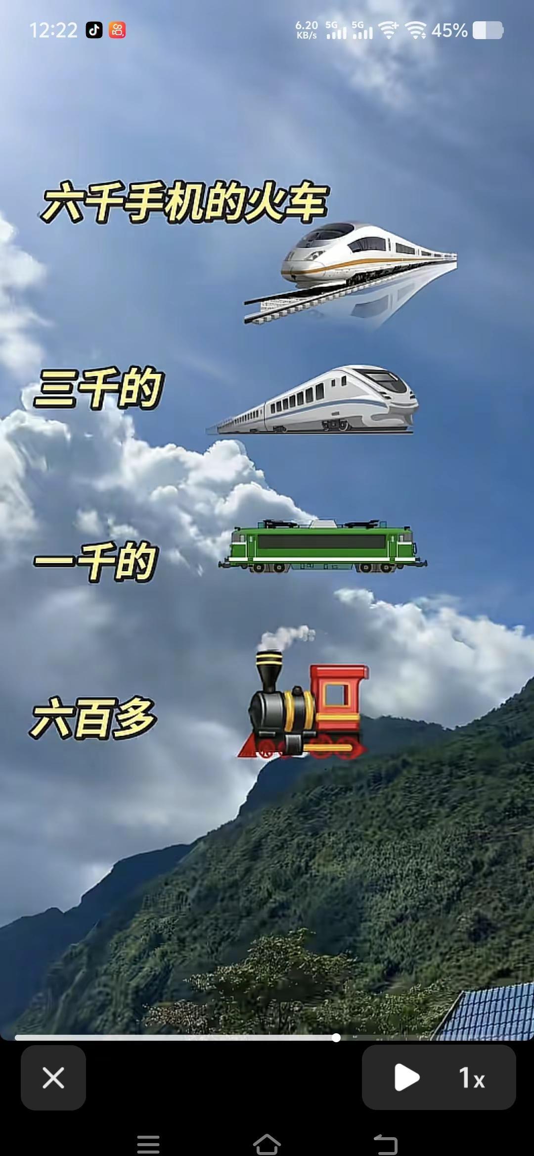 你们手机里的火车是什么样子的？