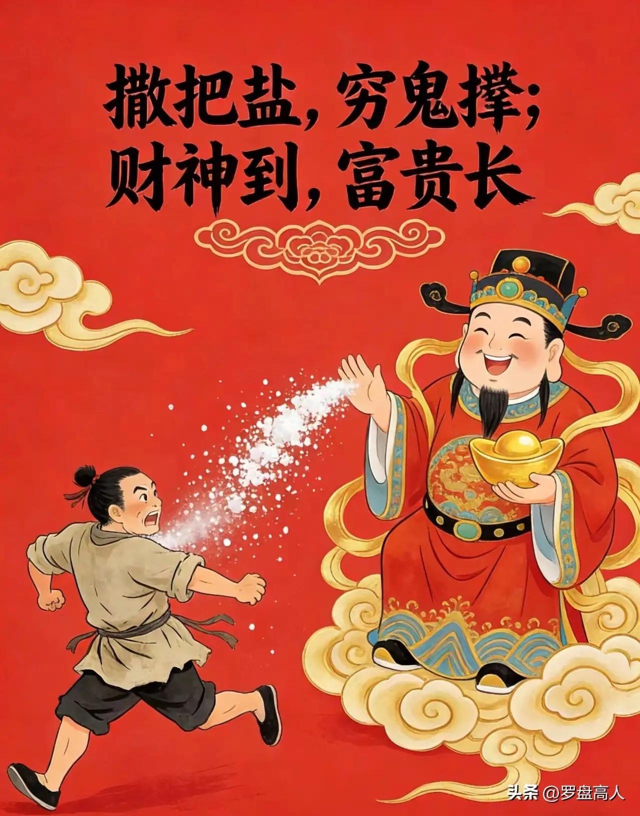 正月十五神秘“撒盐仪式”，一夜送走穷鬼迎富贵？南宁人快收好老祖宗的招财秘诀

元