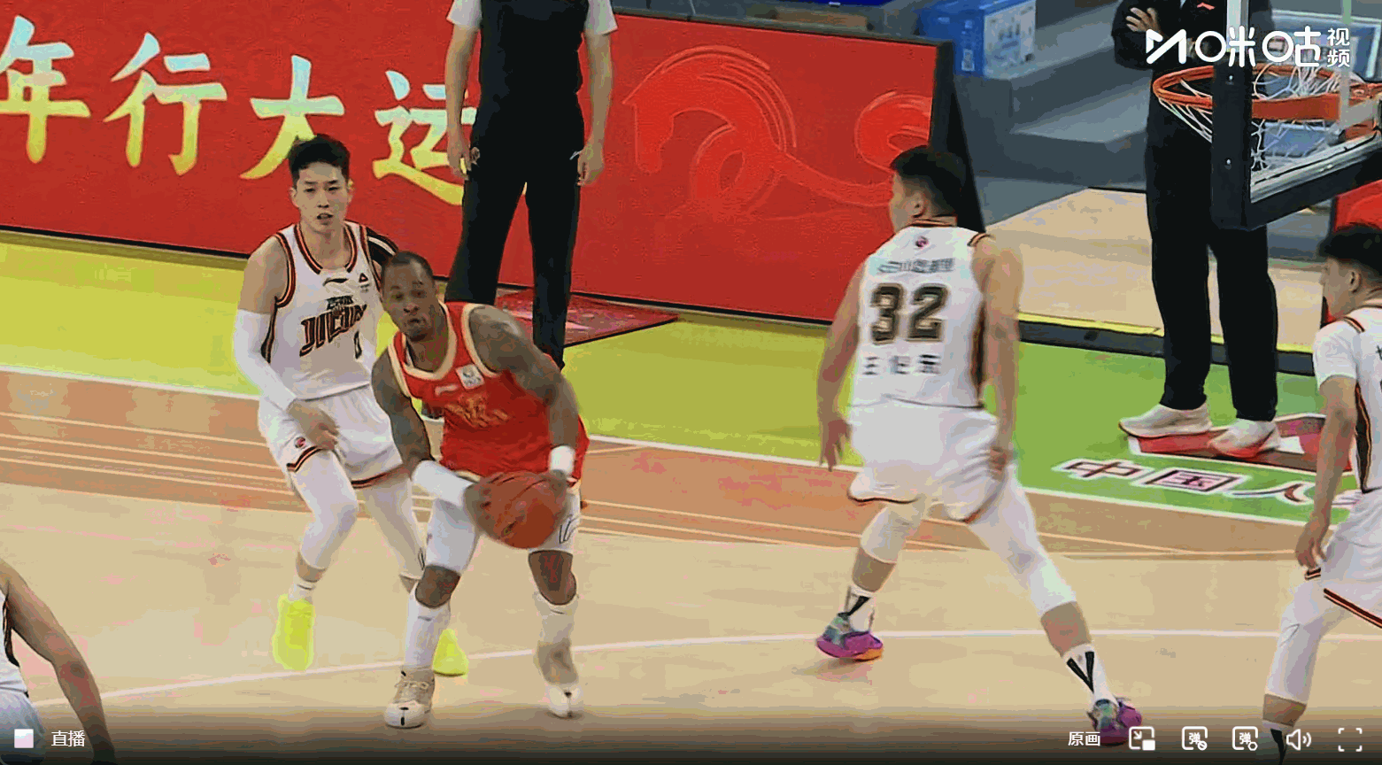 CBA俱乐部杯赛广厦男篮vs吉林男篮  47-53，广厦上半场纯玩局，也没差几分