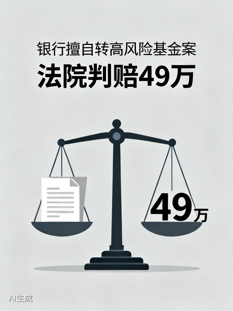 银行擅自给老人转高风险基金亏70万，法院判赔49万！

这个判决太解气了！北京金