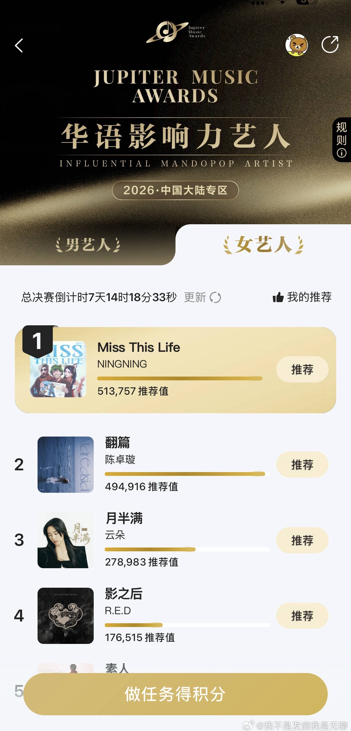 就剩这么点差距了，还不动起来吗？ 