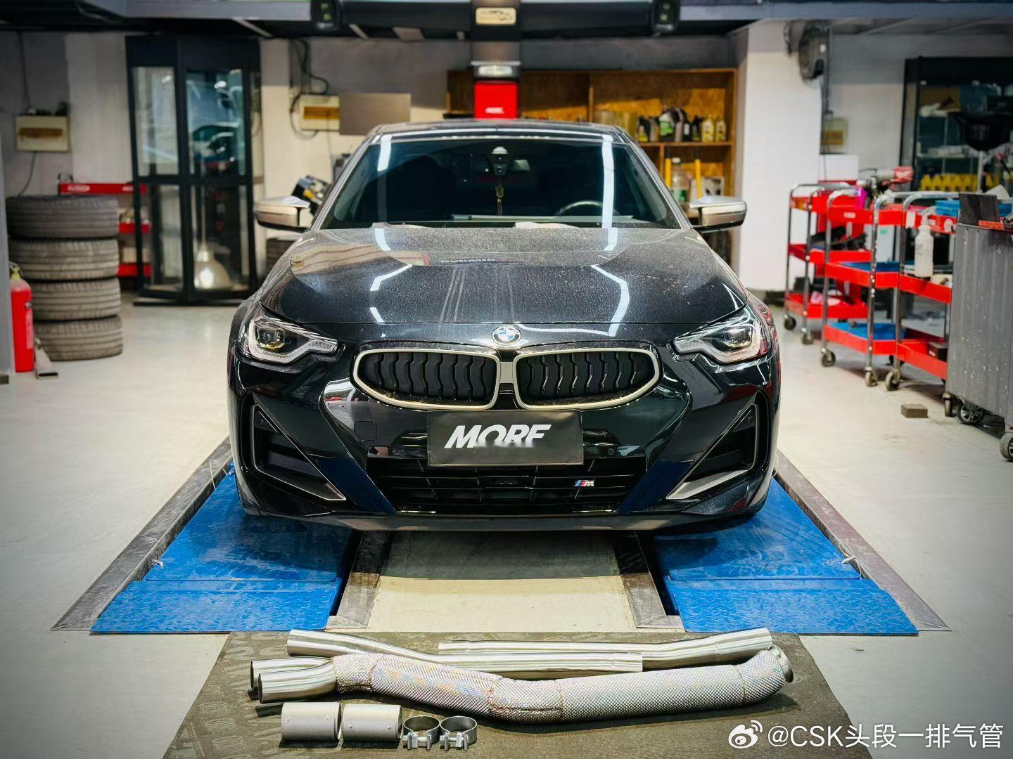 宝马M240 B58 升级CSK中段89mm，🇩🇪Rowe赛用机油保养 