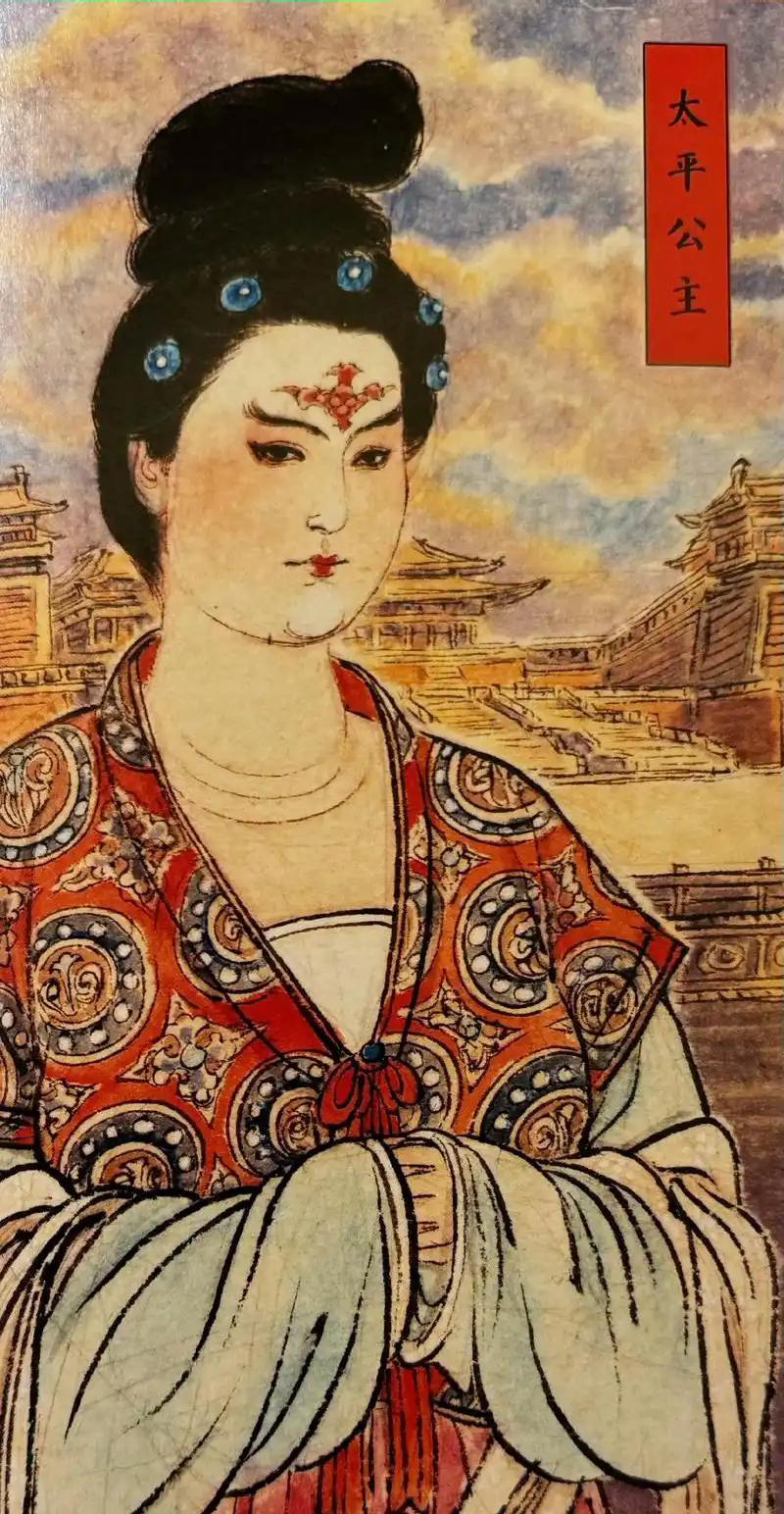 太平公主 唐高宗李治与女皇武则天之女，极受父母宠爱，颇有权略，权倾一时...