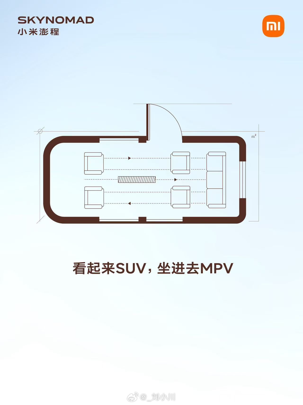 小米澎程可变空间设计曝光 这个可变空间设计真的要给好评！大胆预测一下：中国新能源